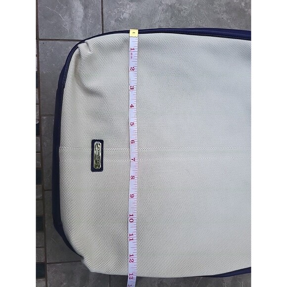 Authentic Coach Avery Natural Canvas & Indigo Leather Shoulder Bag, Hobo F28911 - Picture 12 of 14